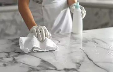 Our Cultured Marble Countertop & Sink Cleaning